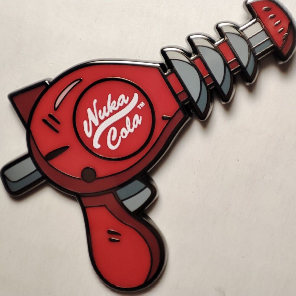 Fallout Nuka Blaster Enamel Pin Official Bethesda Collectible Lapel Badge Figure